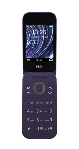 HMD Nokia 2660 Flip Dual SIM,  4G,  fialová (2025),  (CZ,  SK,  HU)3 