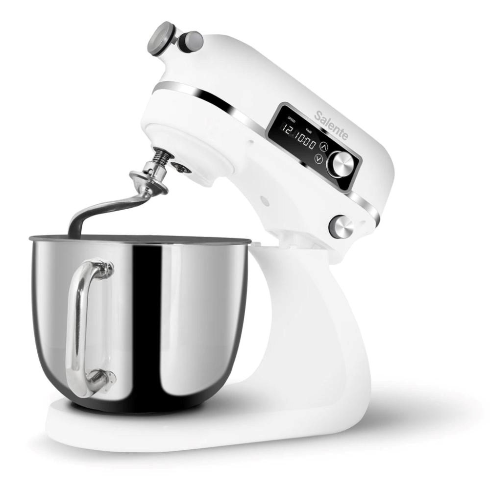 Salente DigiChef+, kuchyňský robot, mísa 6 litrů, celokovový, masomlýnek, digitální displej, bílý1 