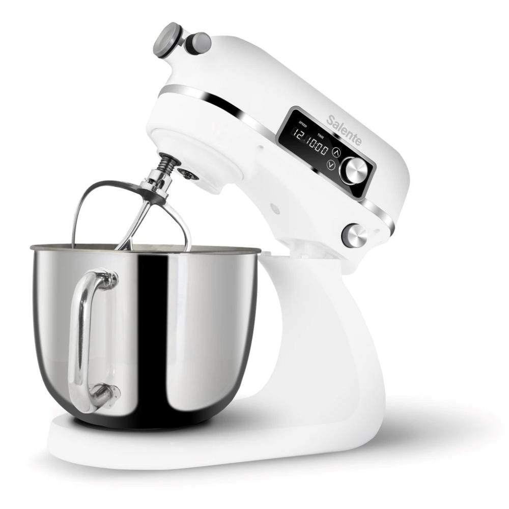 Salente DigiChef+, kuchyňský robot, mísa 6 litrů, celokovový, masomlýnek, digitální displej, bílý2 