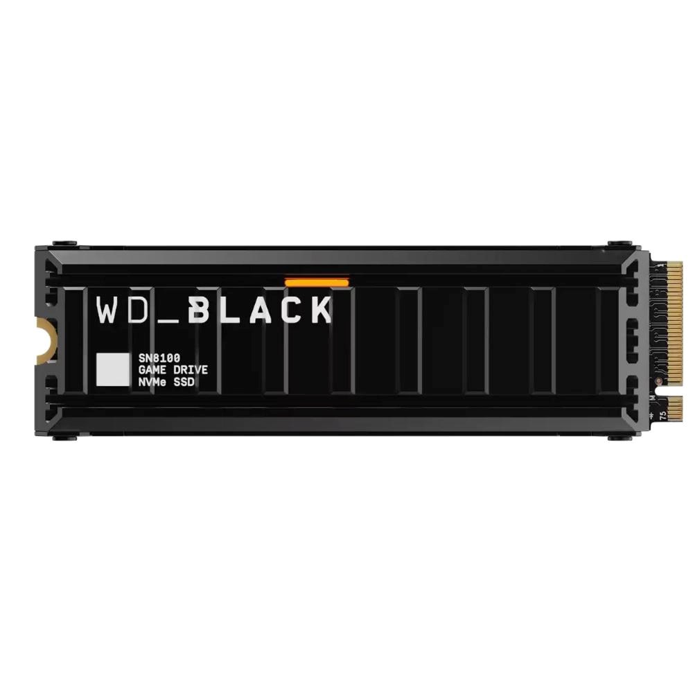 WD BLACK SSD NVMe 1TB PCIe SN8100, Gen5, (R:14900, W:11000MB s), Heatsink0 