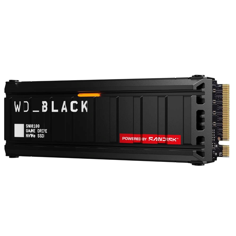 WD BLACK SSD NVMe 2TB PCIe SN8100 Powered by SanDisk,  Gen5,  (R:14900,  W:14000MB/ s),  Chladič0 