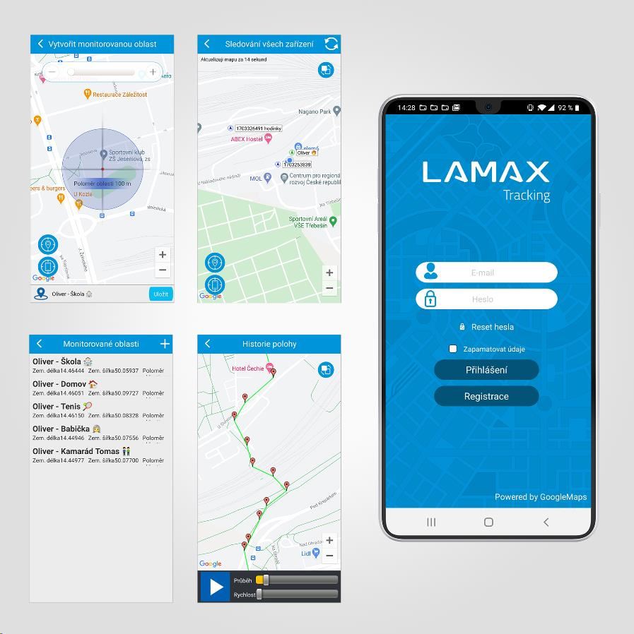 LAMAX GPS Locator + obojek9 