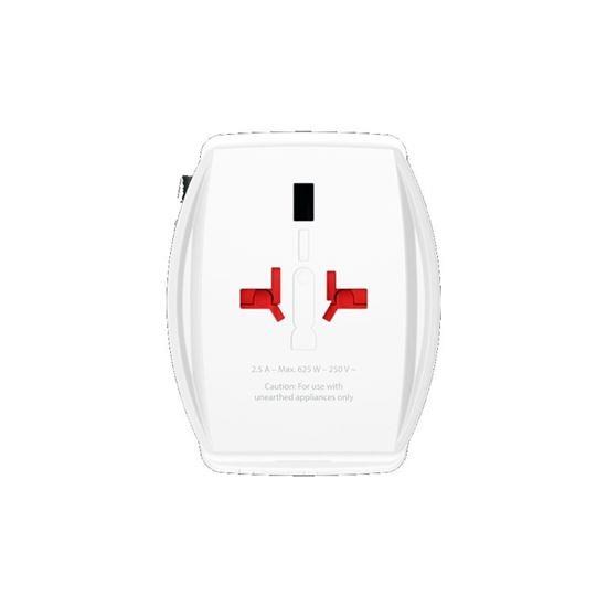 SKROSS cestovní adaptér MUV USB AC65PD, univerzální, neuzemněný, USB A+C 65W4 