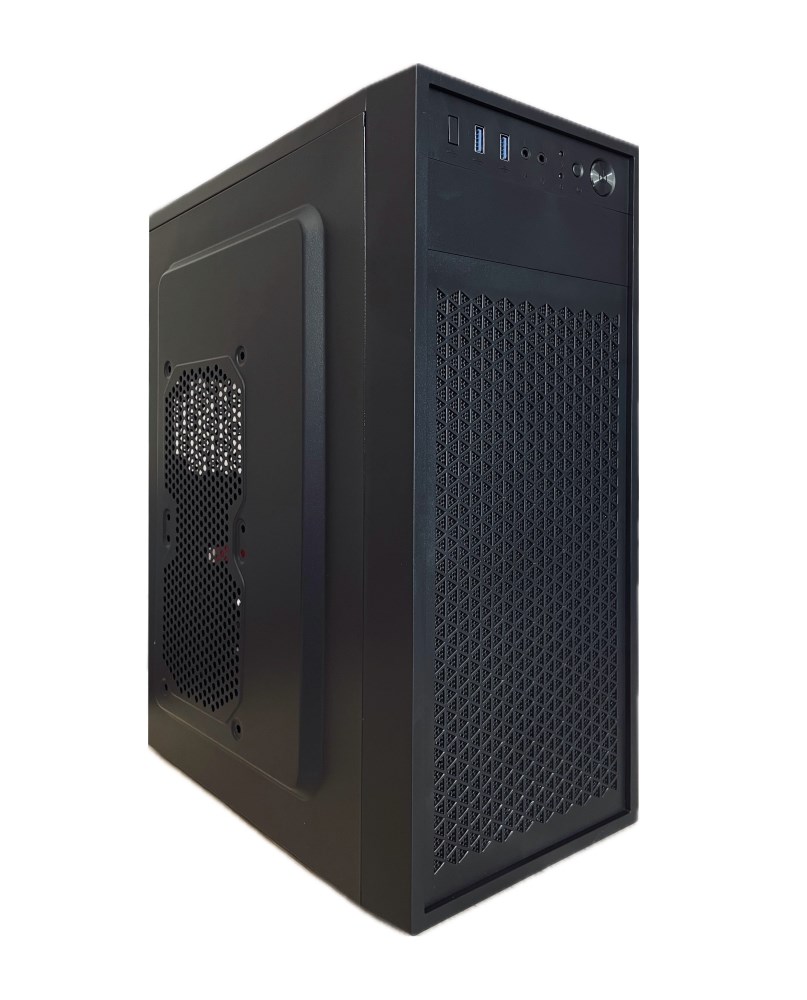 EUROCASE skříň ML N6-530B,  ATX,  2x USB-A,  1x USB-C,  2x 120mm ARGB Fan,  černá1 
