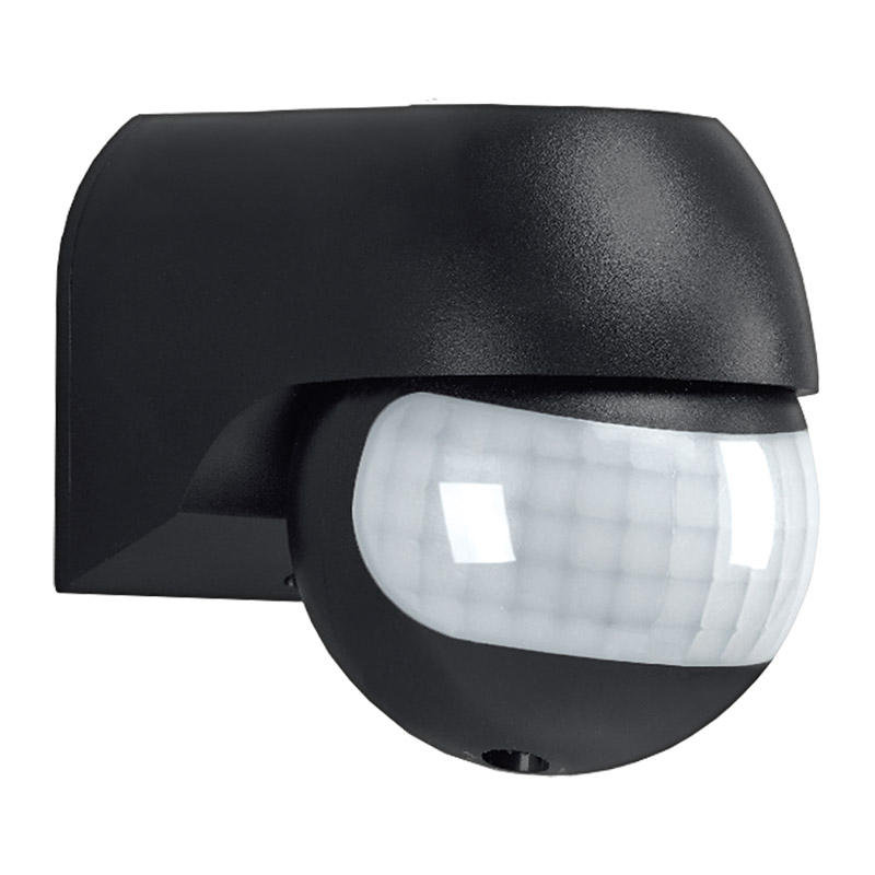 Solight PIR senzor nástěnný, venkovní, černý0 