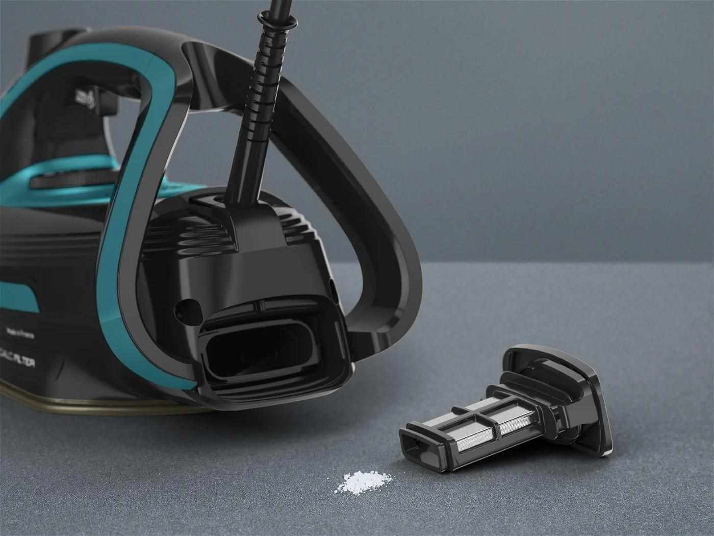 BAZAR - Tefal Puregliss FV8066E0 napařovací žehlička, 3000 W, anti-drip, rychlé nahřátí, tyrkysová - Poškozený obal4 