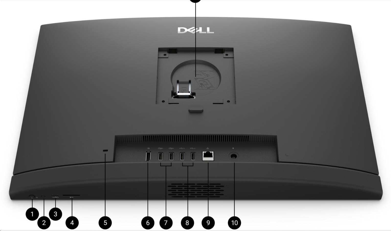 DELL PC AiO Pro 24 All-in-One QC24251 TPM i5-14500T 16GB 512SSD Non-touch Integrated 130W WLAN Kb&Mse W11 Pro 3Y PS NBD5 
