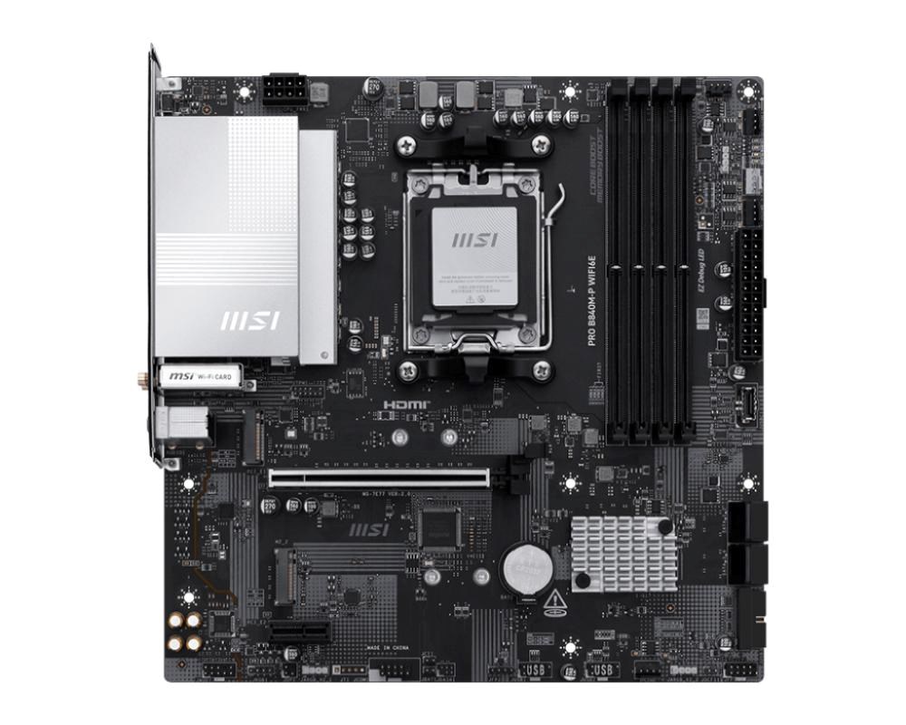 MSI MB Sc AM5 PRO B840M-P WIFI6E,  AMD B840,  4xDDR5,  1xHDMI,  WI-FI,  mATX0 