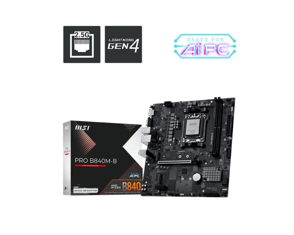 MSI PRO B840M-B/ AM5/ mATX