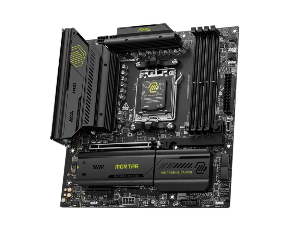 MSI MB Sc AM5 MAG B850M MORTAR WIFI,  AMD B850,  4xDDR5,  1xHDMI,  WiFi,  mATX2 