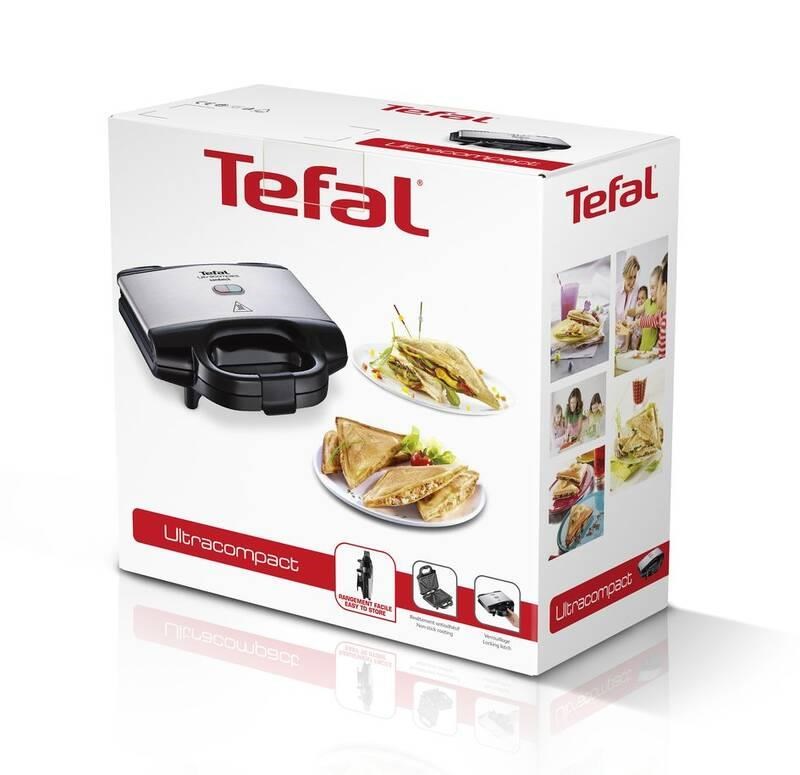 Tefal Ultracompact SM155212 sendvičovač, 700 W. nepřilnavý povrch, zámková západka3 