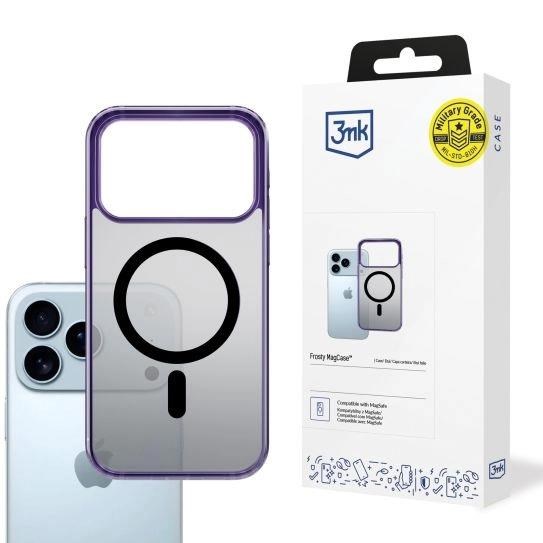 3mk ochranný kryt Frosty MagCase Purple pro Apple iPhone 17 Pro0 