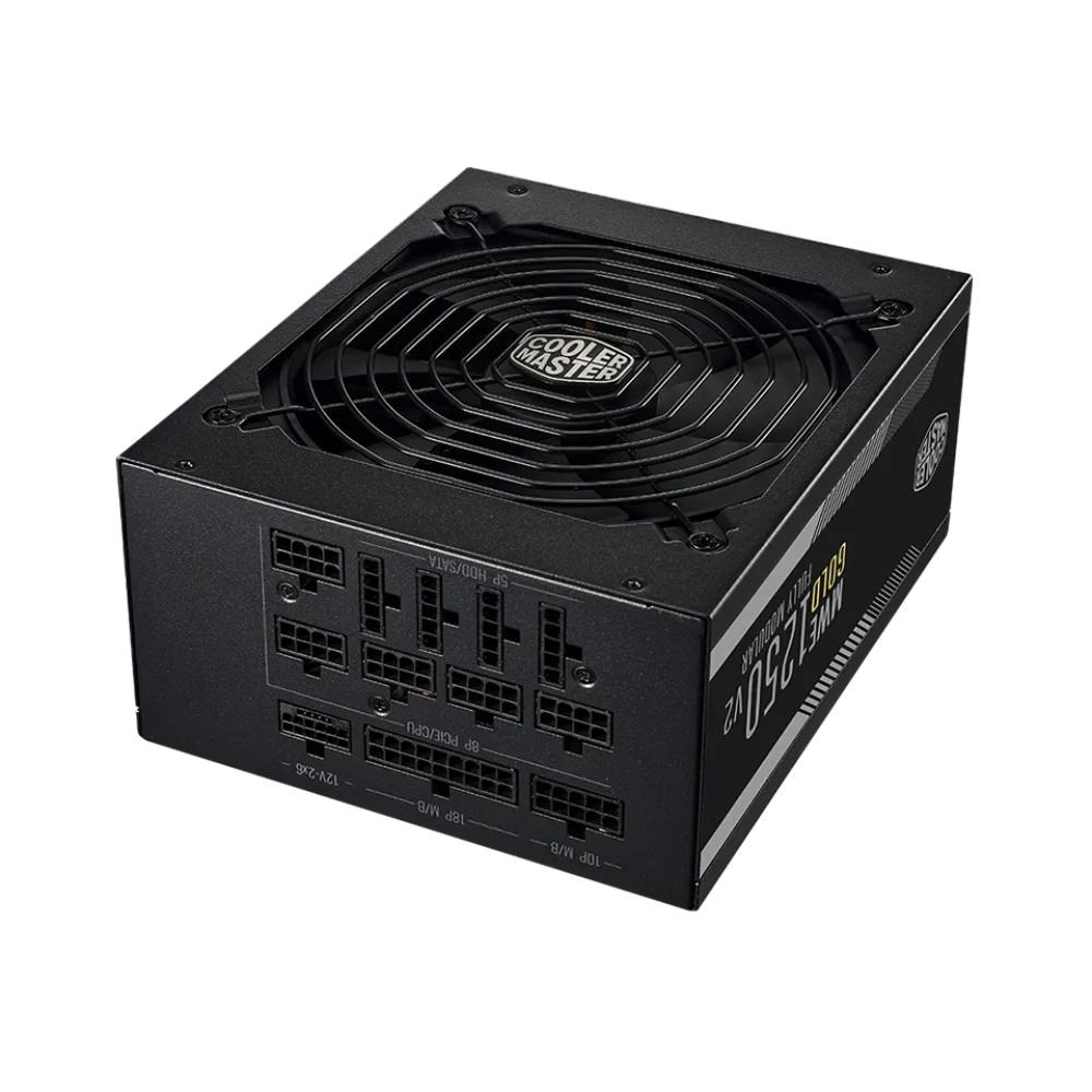 Cooler Master zdroj 1250W MWE Gold,  140mm,  80+ Gold,  Plně modulární,  ATX 3.13 