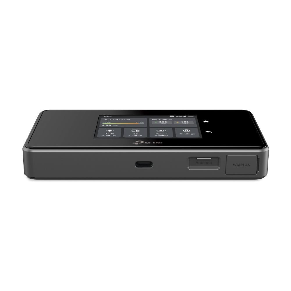 TP-Link M8550 přenosný WiFi6E router (AXE3600,  5G/ 4G LTE, 2, 4GHz/ 5GHz/ 6GHz, 1xGbE, 1xUSB-C, 1xnanoSIM, 1xmicroSD)2 
