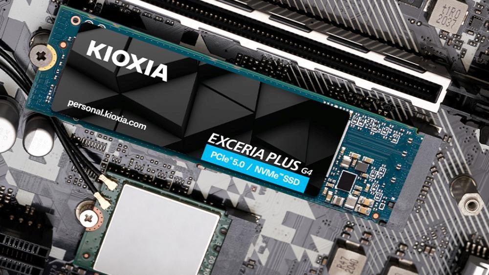 KIOXIA SSD EXCERIA PLUS G4 1TB,  PCIe Gen5x4,  M.2 2280,  (R:10000/ W:7900MB/ s)1 
