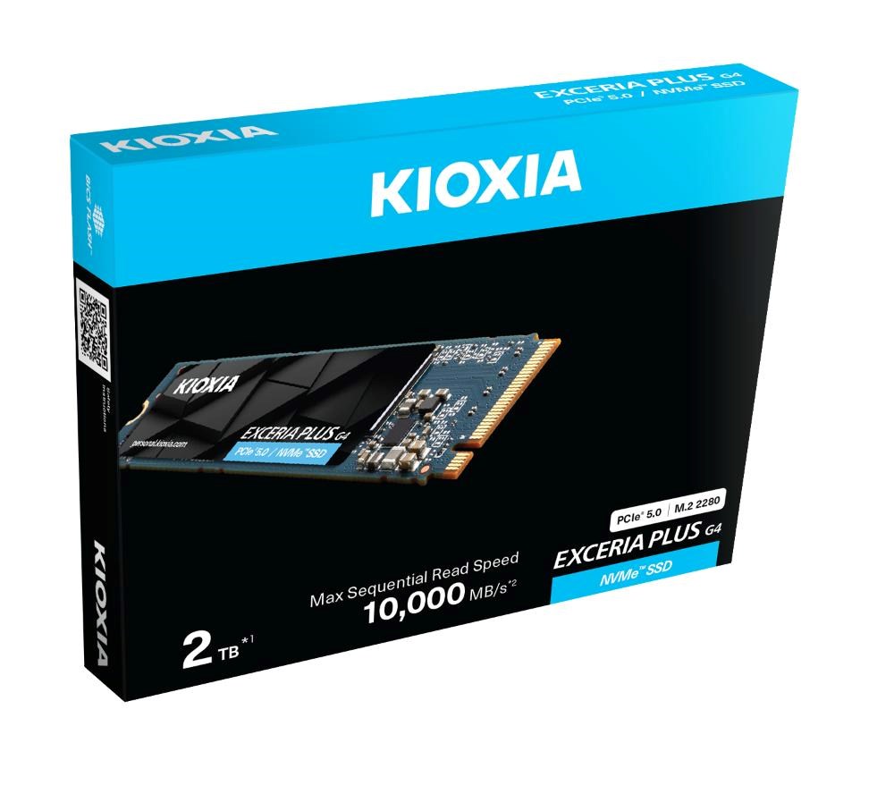 KIOXIA SSD EXCERIA PLUS G4 2TB,  PCIe Gen5x4,  M.2 2280,  (R:10000/ W:8200MB/ s)1 