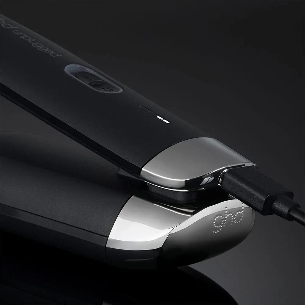 GHD Unplugged žehlička na vlasy,  bezdrátová,  USB-C,  automatické vypnutí,  černá3 