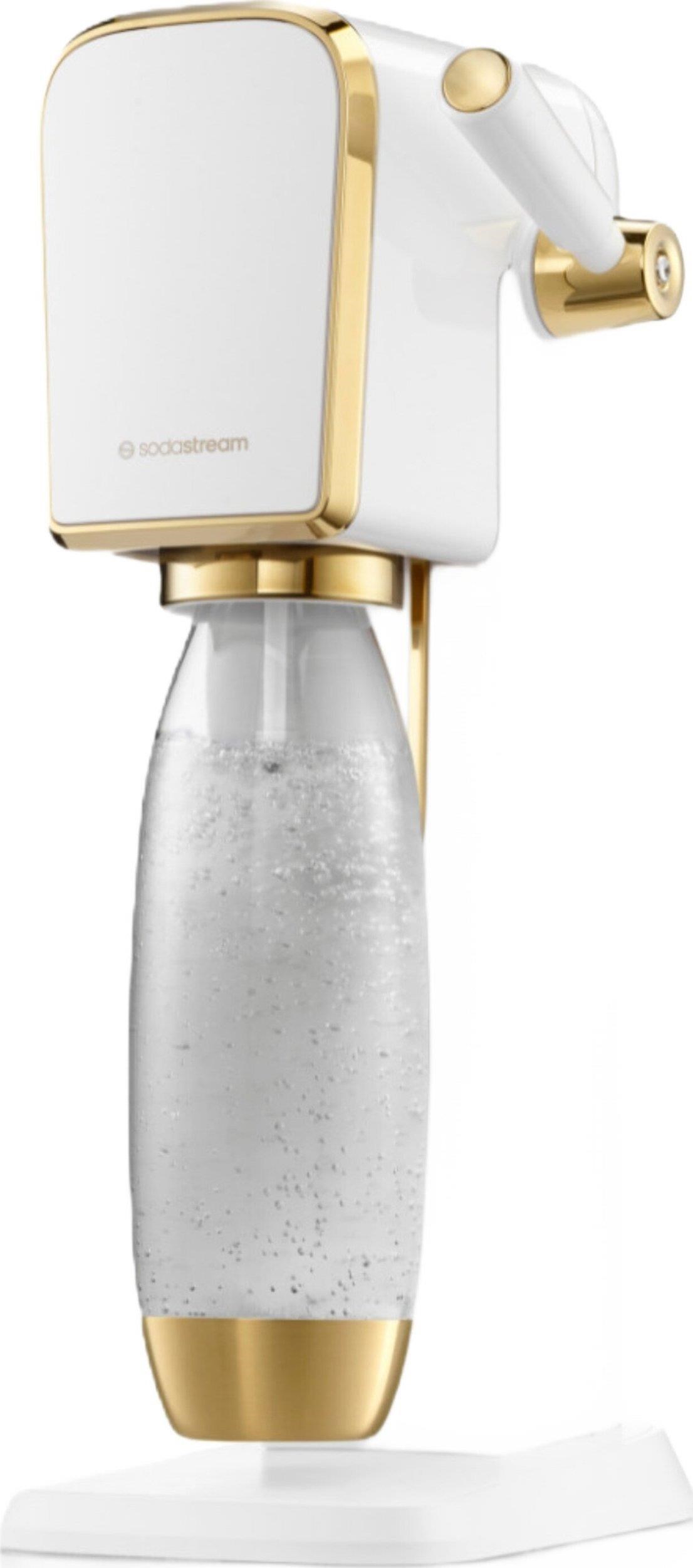 SodaStream Art výrobník sody,  mechanický,  1l láhev,  bombička s CO2,  bílá /  zlatá1 
