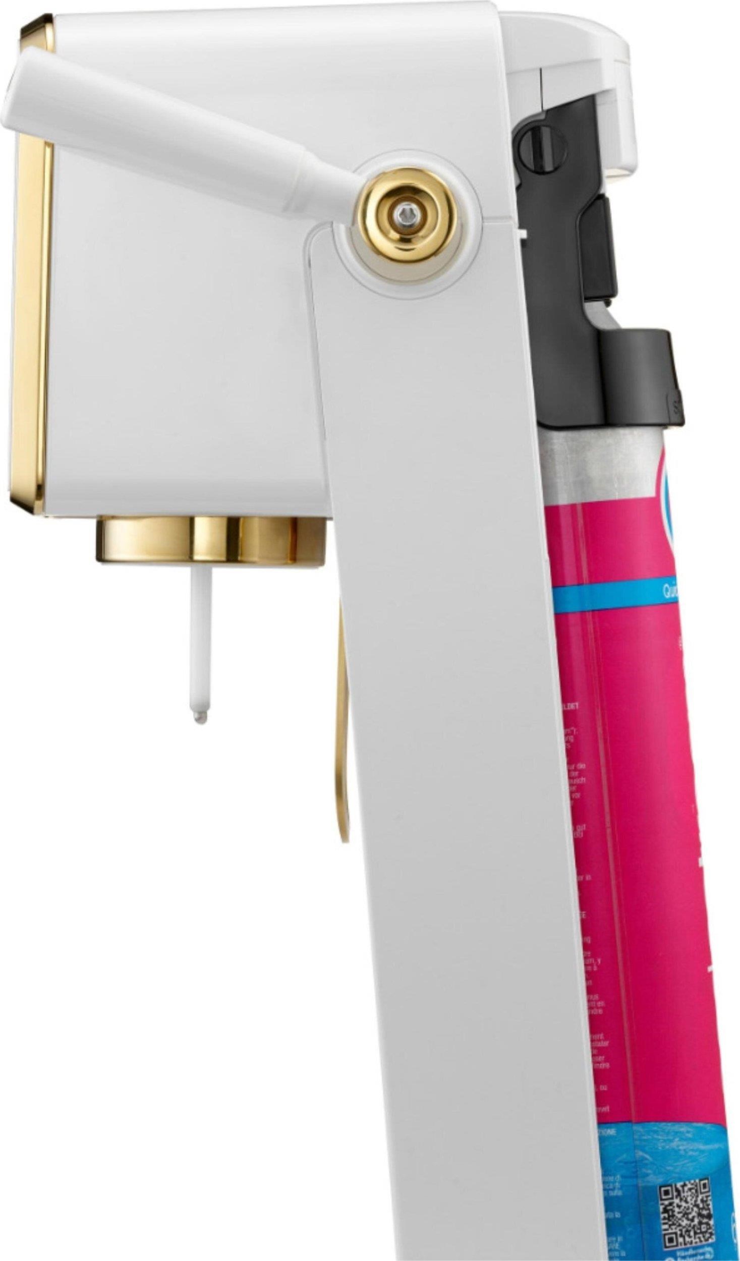 SodaStream Art výrobník sody,  mechanický,  1l láhev,  bombička s CO2,  bílá /  zlatá2 
