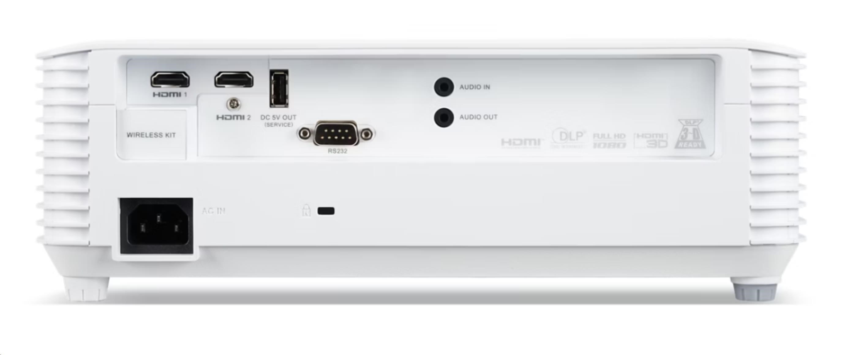 ACER Projektor H6546Ki, FHD, 5000 ANSI, WiFi, HDMI, Repro, LumiSense, ColorBoost, White4 