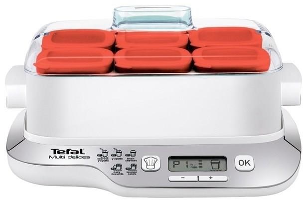 BAZAR - Tefal YG660 jogurtovač,  600 W,  6 nádob,  bílá - poškozený obal0 