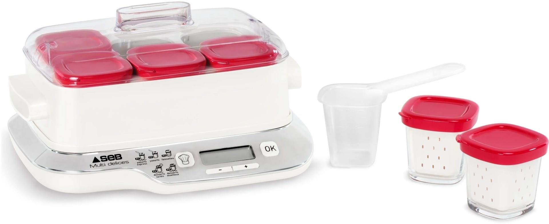 BAZAR - Tefal YG660 jogurtovač,  600 W,  6 nádob,  bílá - poškozený obal1 