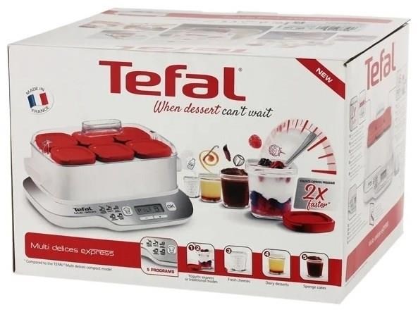 BAZAR - Tefal YG660 jogurtovač,  600 W,  6 nádob,  bílá - poškozený obal2 