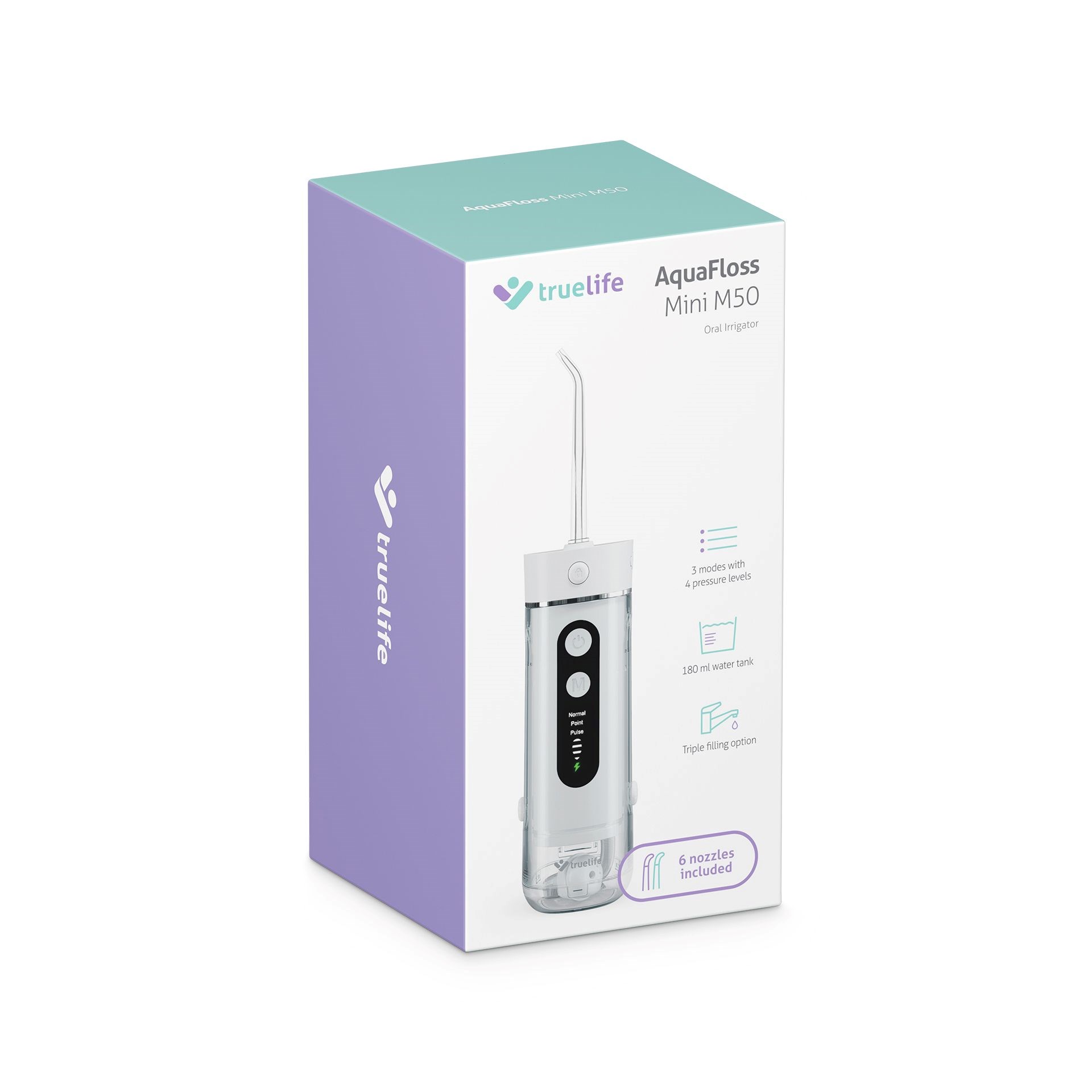 TrueLife AquaFloss Mini M50 - ústní sprcha - bílá11 