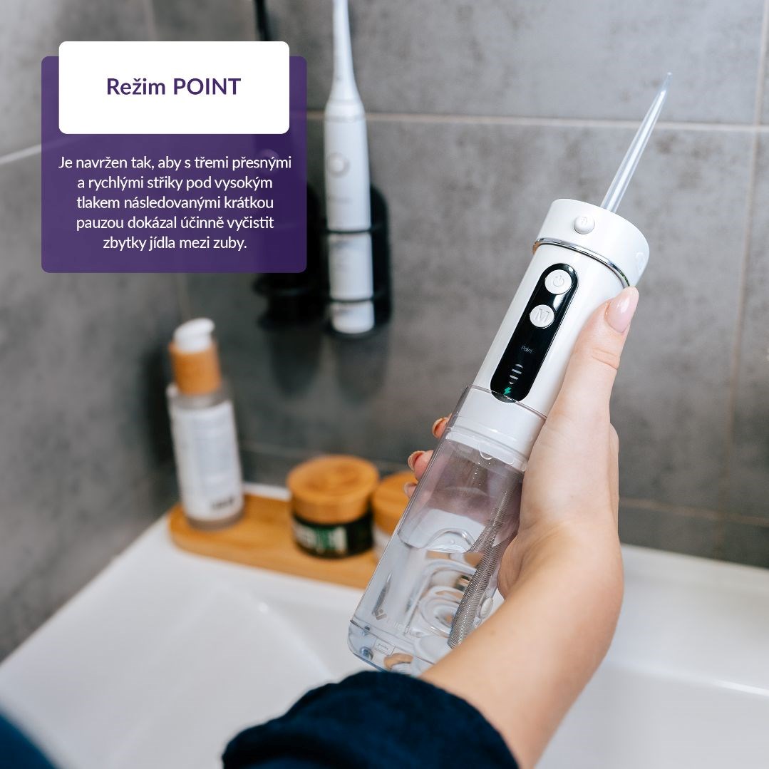 TrueLife AquaFloss Mini M50 - ústní sprcha - bílá8 