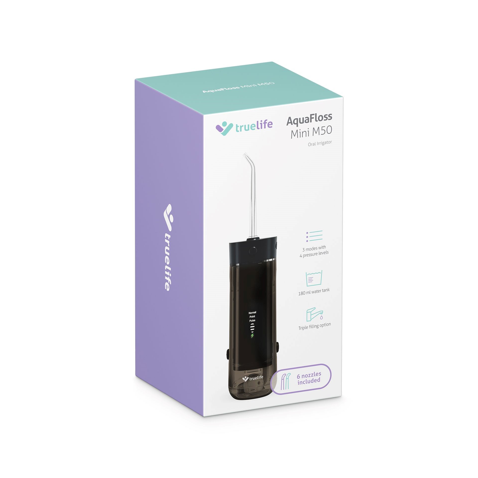 TrueLife AquaFloss Mini M50 - ústní sprcha - černá11 
