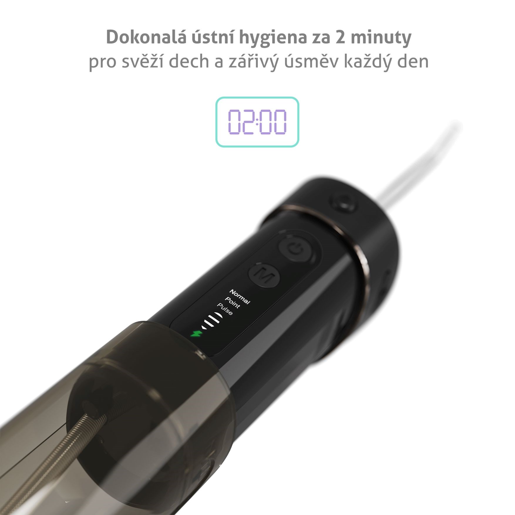 TrueLife AquaFloss Mini M50 - ústní sprcha - černá5 