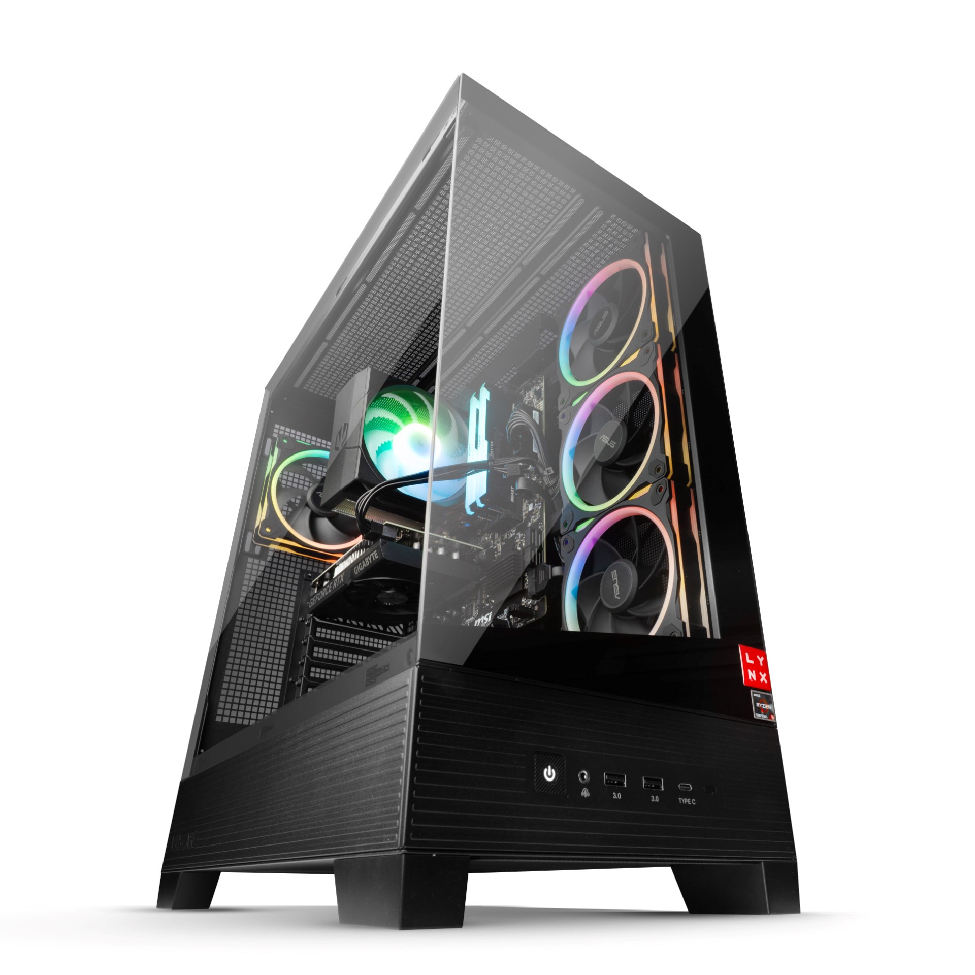 LYNX Challenger Ryzen 5 5600X 32GB 1TB SSD NVMe RTX 5060 8G W11 Home1 