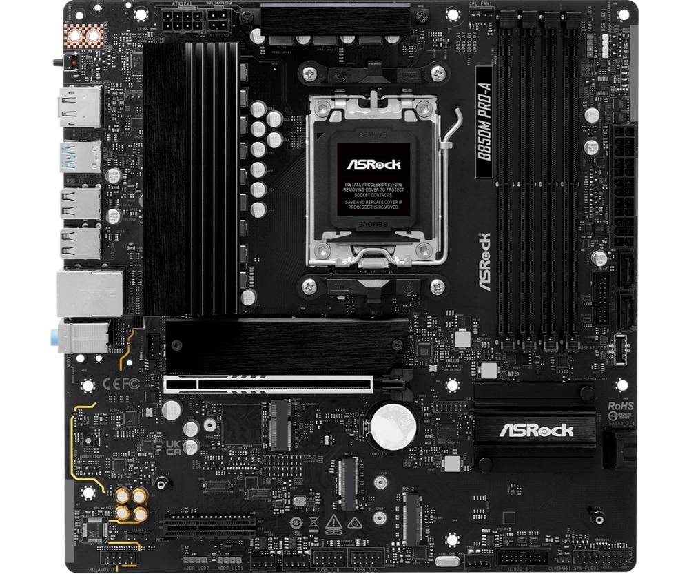 ASRock MB Sc AM5 B850M PRO-A,  AMD B850,  4xDDR5,  1xDP,  1xHDMI,  mATX1 
