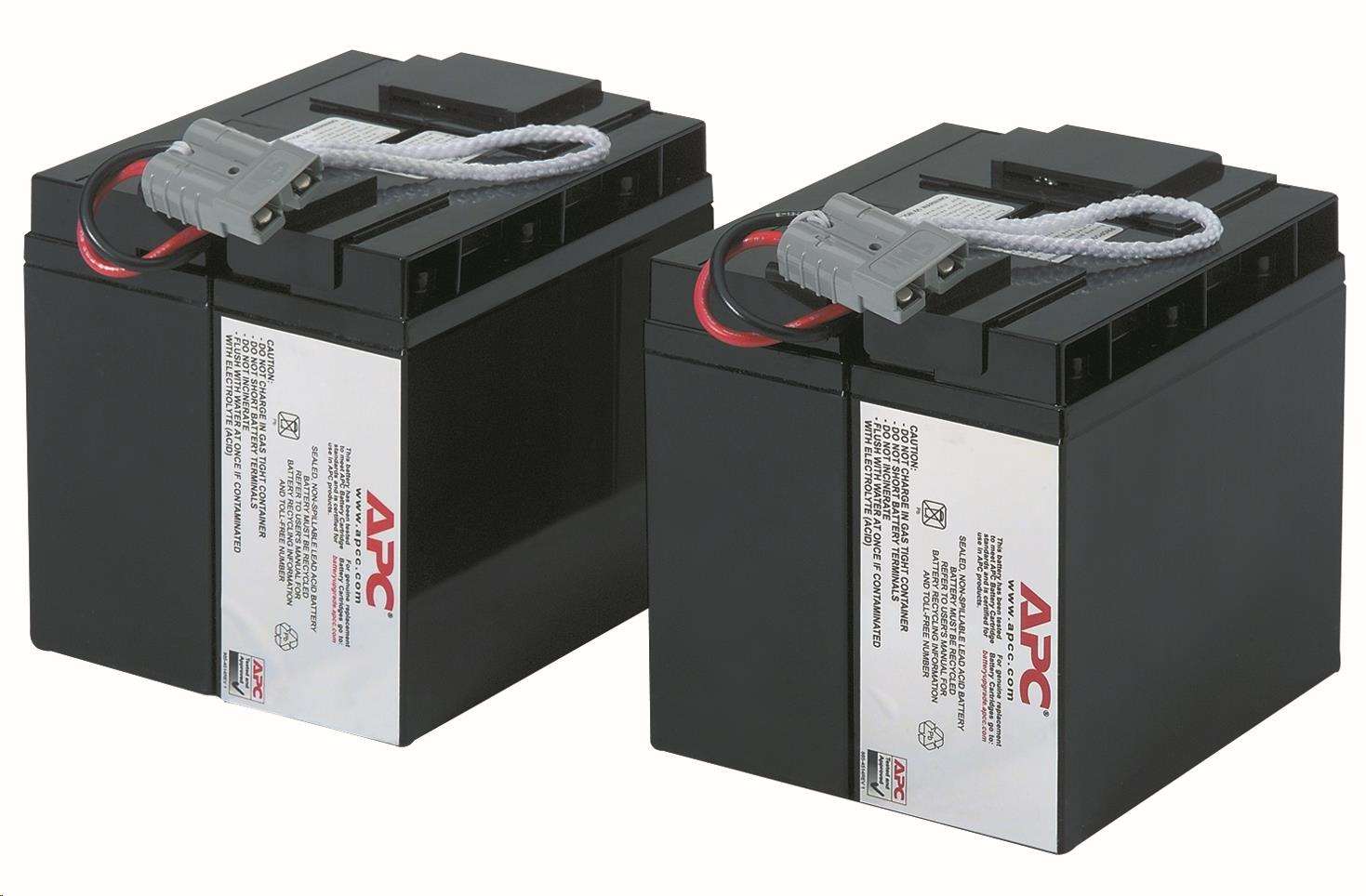Náhradná batériová kazeta APC č. 55,  SUA2200I,  SUA3000I,  SMT2200I,  SMT3000I,  SUA2200XLI,  SUA3000XLI,  SUA48XLBP,  SUA5000 