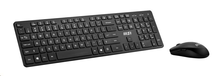 MSI set klávesnice a myši COMBO PRO, bezdrátová, CZ/SK lokalizace1 