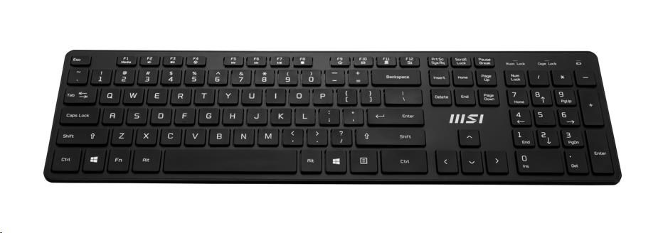 MSI set klávesnice a myši COMBO PRO, bezdrátová, CZ/SK lokalizace3 