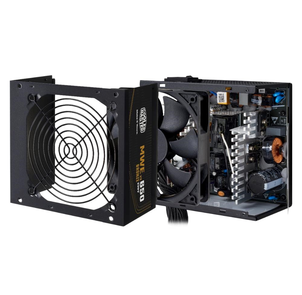 Cooler Master zdroj MWE Bronze 650W V3,  120mm,  80+ Bronze6 