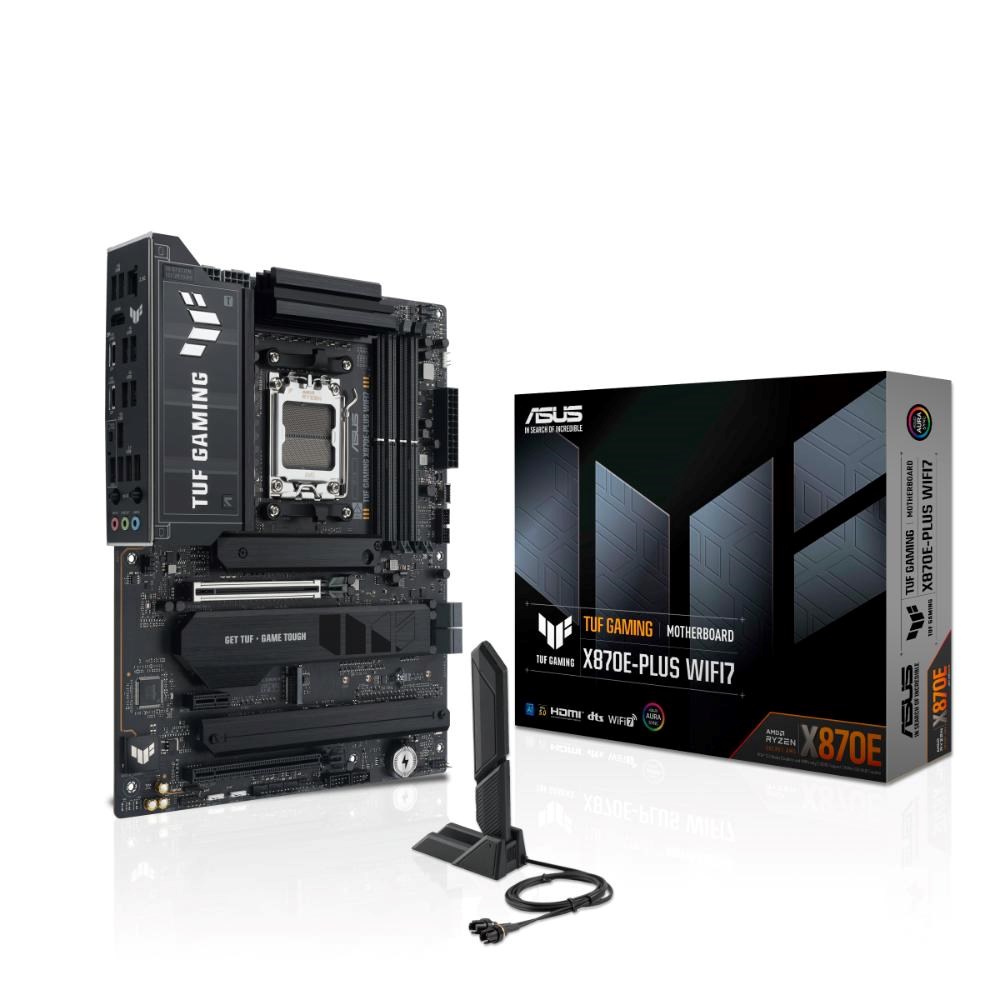 ASUS MB Sc AM5 TUF GAMING X870E-PLUS WIFI7,  AMD X870E,  4xDDR5,  2xUSB-C 4.0,  1xHDMI1 