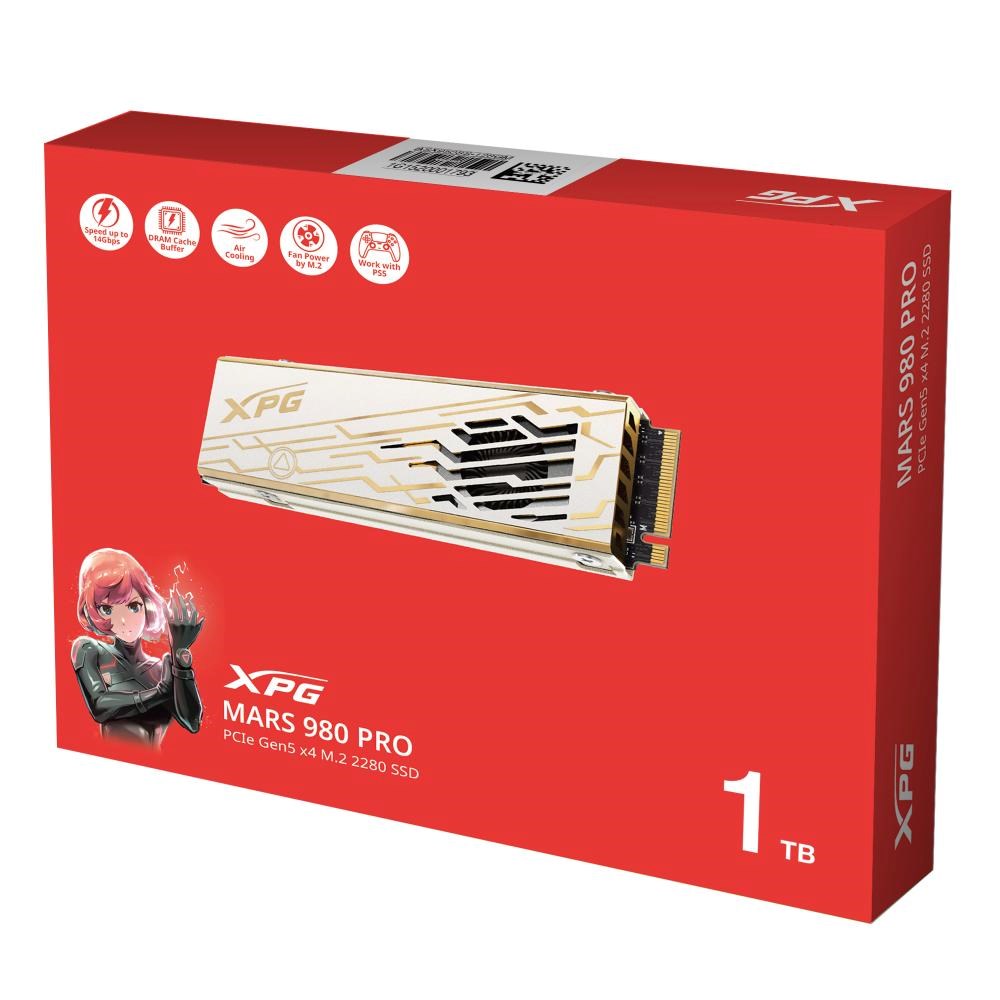 ADATA SSD 1TB XPG MARS 980 PRO,  PCIe Gen5x4,  M.2 2280,  (R:14000/  W:10000MB/ s)5 