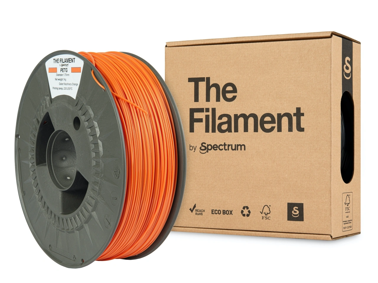 Spectrum The Filament PETG 1.75mm Machinery Orange 1kg0 