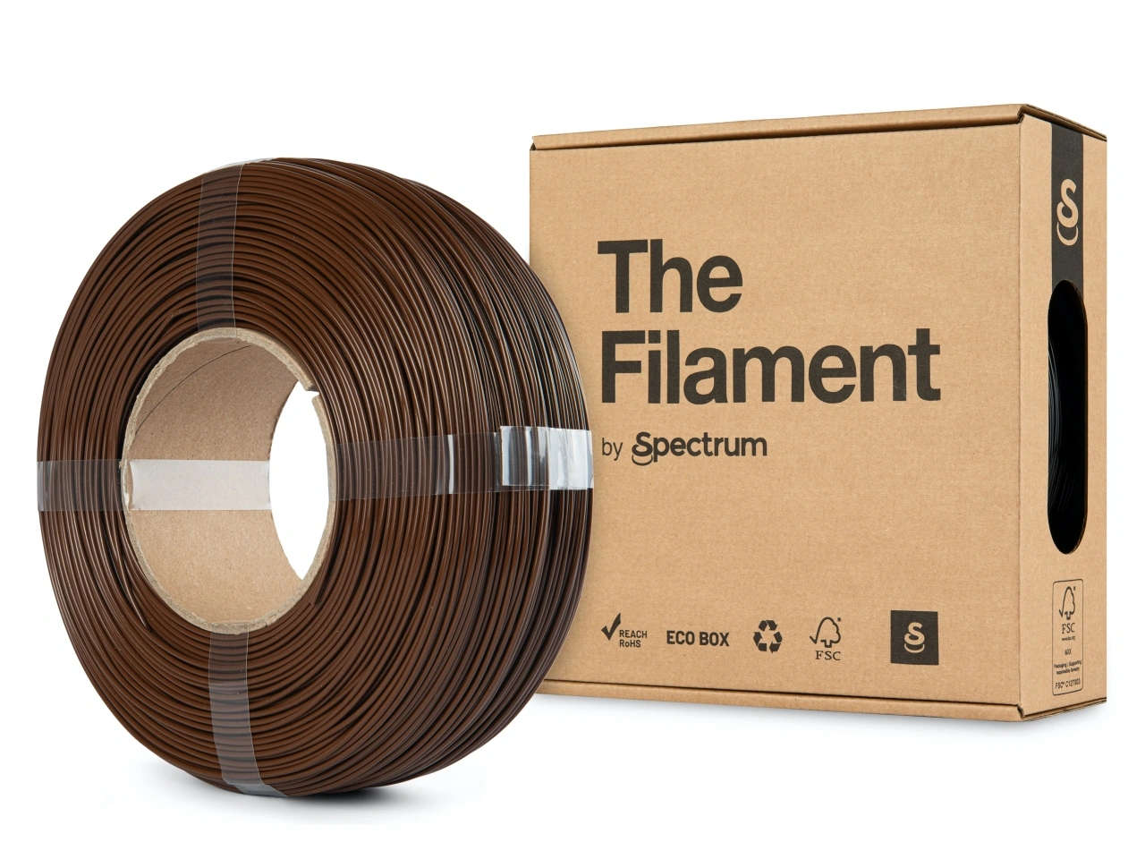 Spectrum The Filament ReFill PLA 1.75mm Bison Brown 1kg0 