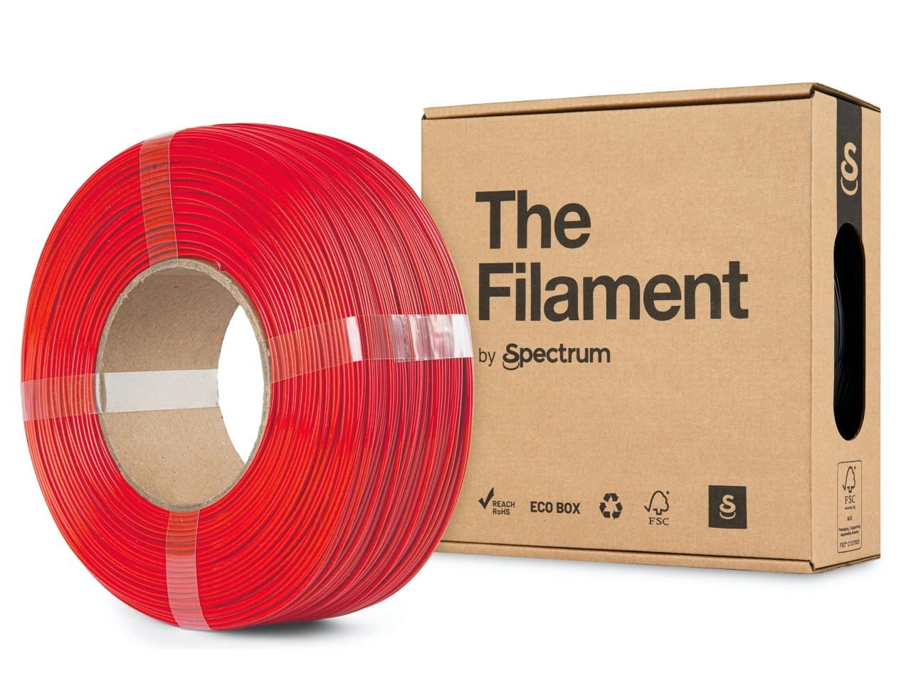 Spectrum The Filament ReFill PLA 1.75mm Technical Red 1kg0 