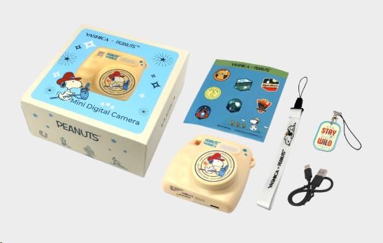 YASHICA x Peanuts Mini Digital Camera (Cream)5 
