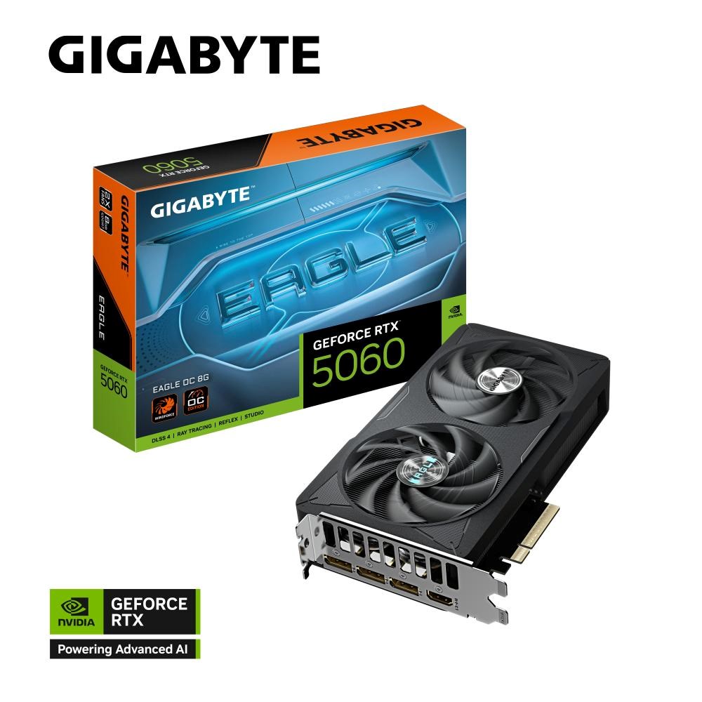 GIGABYTE GeForce RTX 5060 EAGLE/ OC/ 8GB/ GDDR7