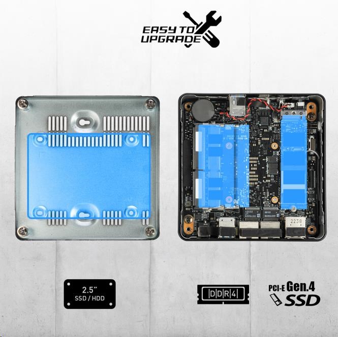 MSI PC Cubi Cubi 5 12M-001BEU,  i7-1255U,  N/ A,  N/ A SSD,  No OS,  Black2 