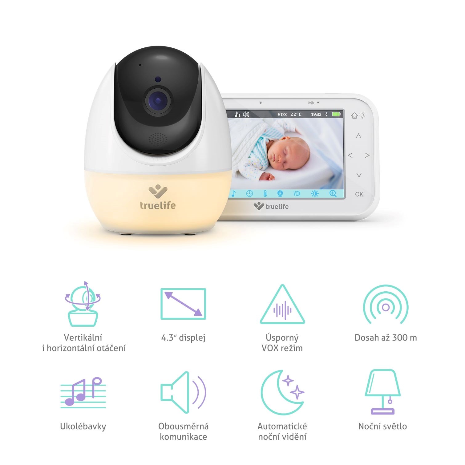 TrueLife NannyCam R4 Pro - digitální video chůvička1 