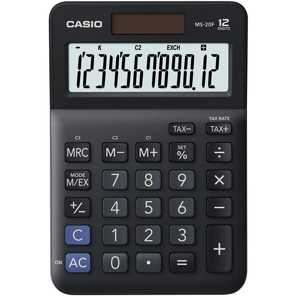 CASIO kalkulačka MS 20 F, stolní kalkulátor0 