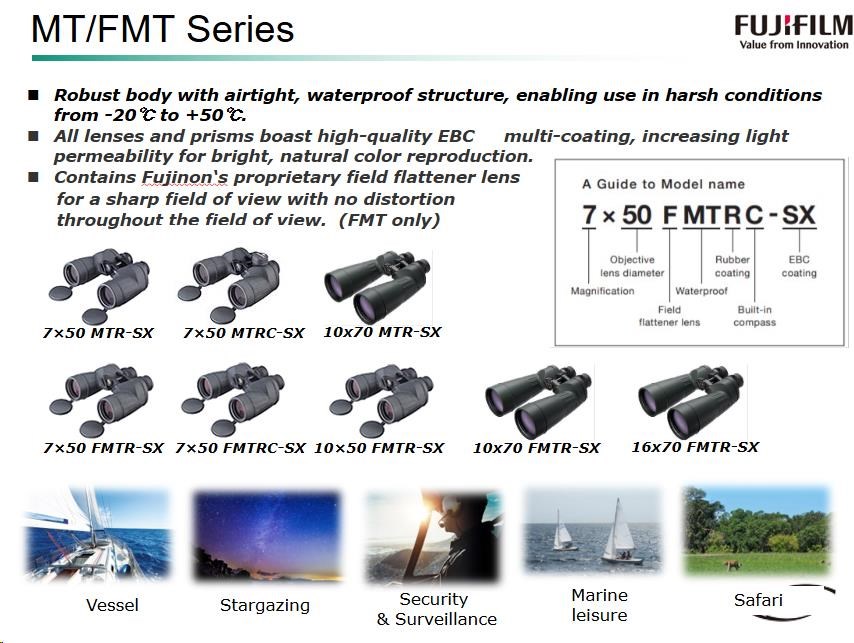Fujinon dalekohled 10x70 FMTR2 