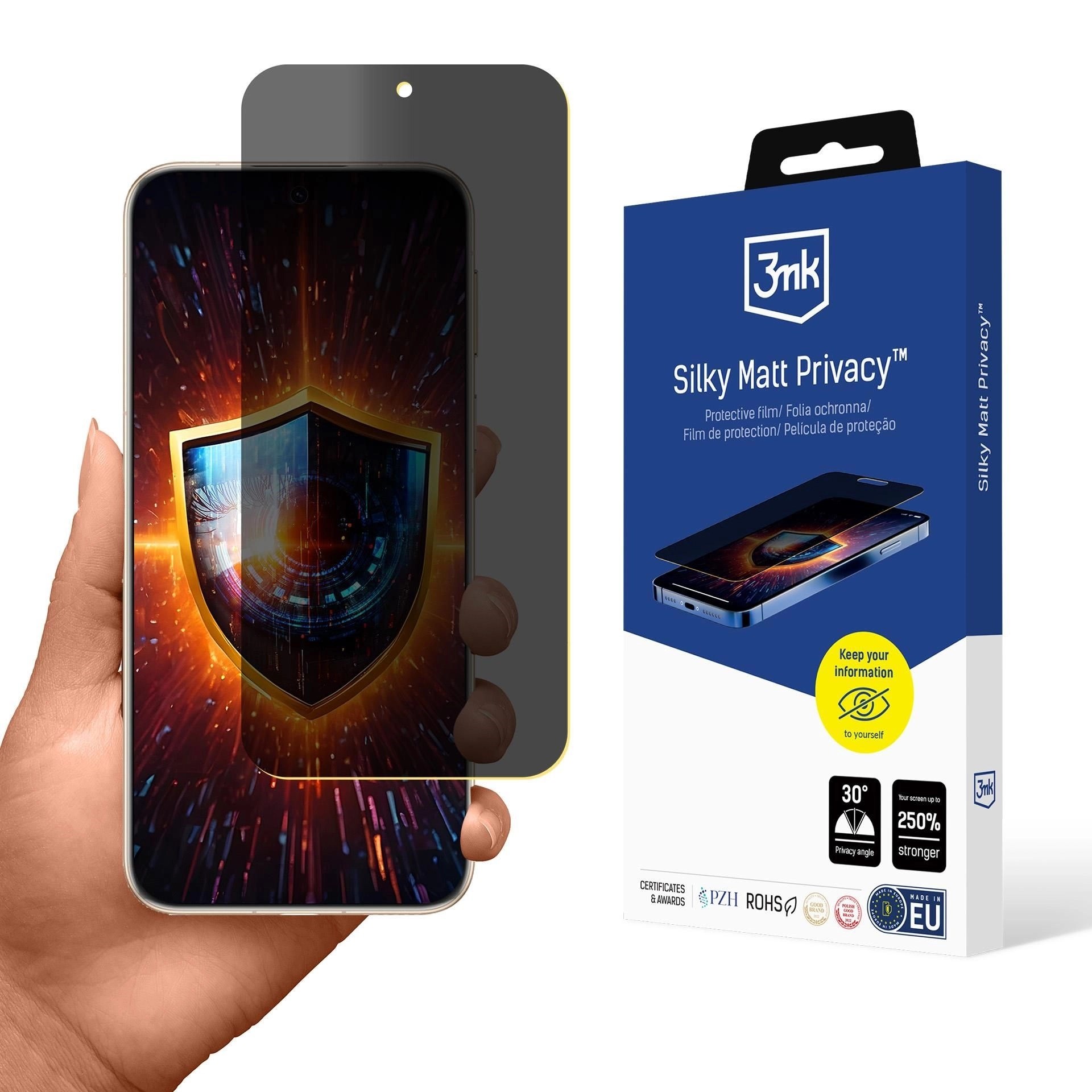 3mk ochranná folie Silky Matt Privacy pro Huawei Pura 80 Pro /  80 Ultra0 