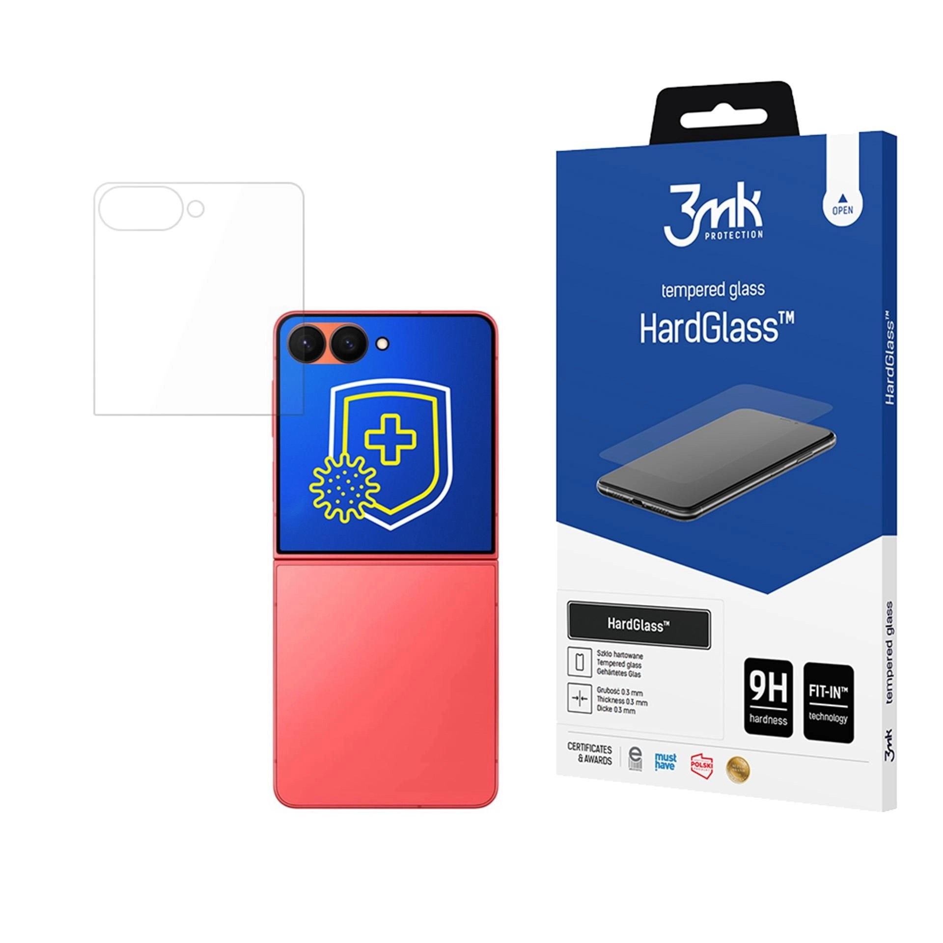 3mk tvrzené sklo HardGlass pro Samsung galaxy Z Flip 7 5G (Front)0 
